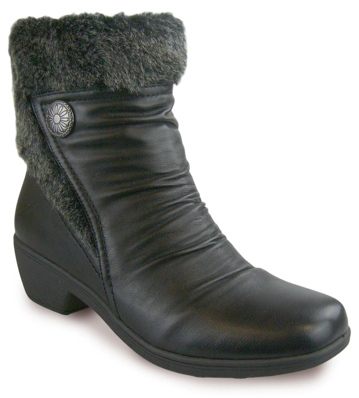 Tender Tootsies Women s Mid Height Winter Boot Walmart